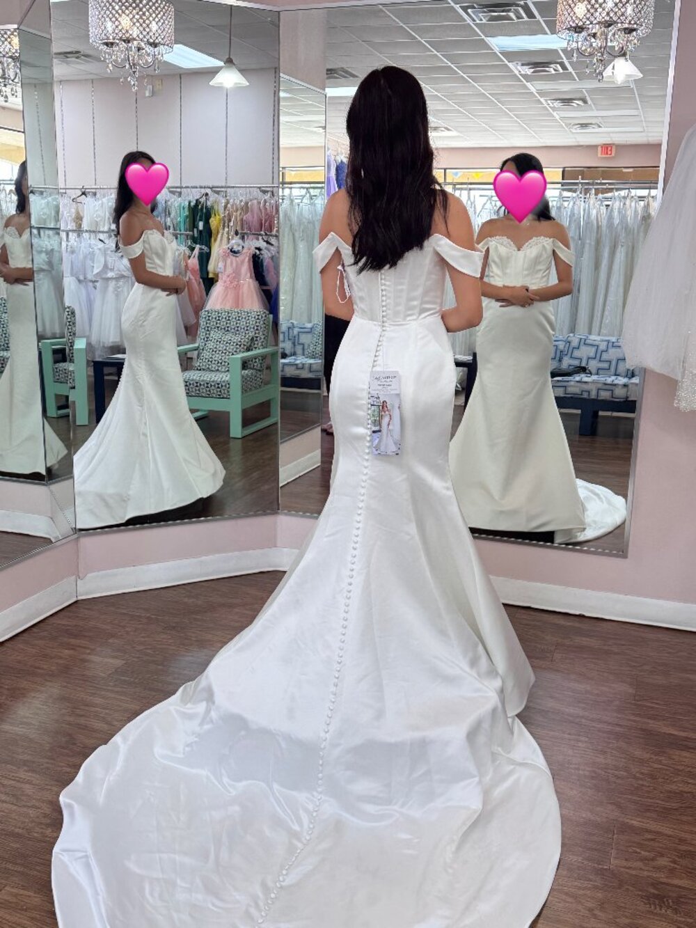 NEW Jasmine Couture Betty Wedding Dress Size 6 – Ivory